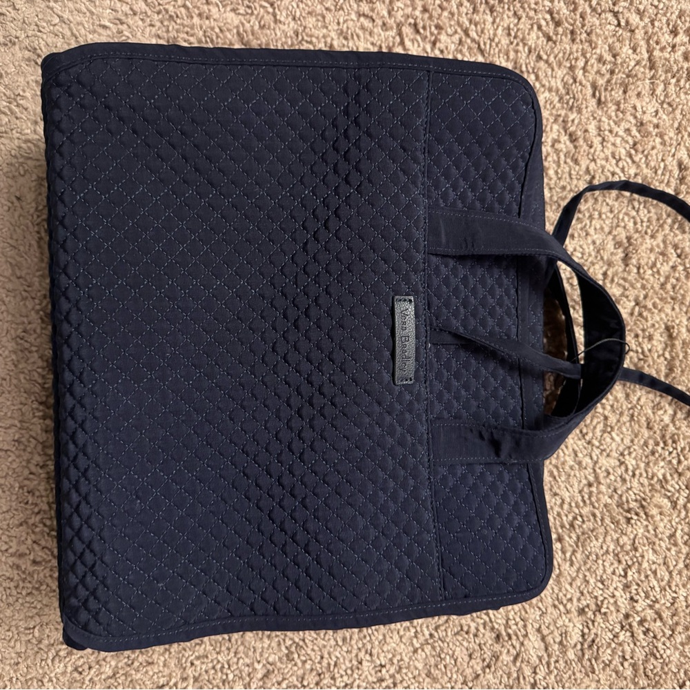 Vera Bradley Navy Quilted Travel Bag